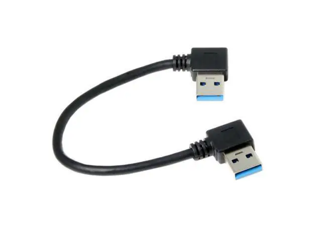 Alt view image 5 of 5 - USB 3.0 Type-A 90 Degree Right Angled to Right Angled Data Cable for Hard Disk Computer U3-291-RI