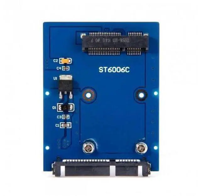 Main image of HKCY SA-066 Slim Type Mini PCI-E mSATA SSD to 2.5" SATA 3.0 22pin HDD Adapter Hard Disk PCBA
