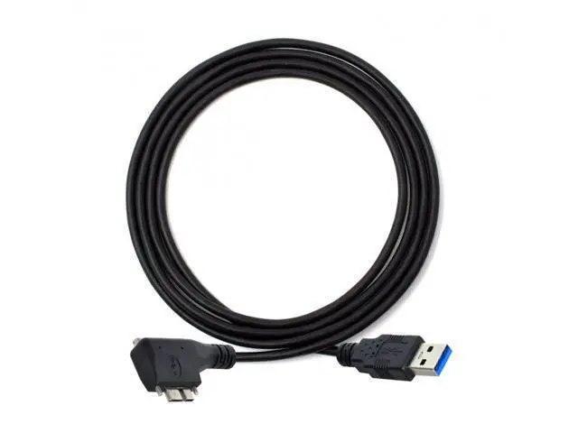 Alt view image 6 of 6 - 3.0M Dual Screws 90 Degree Right Angled Micro USB Mount to USB3.0 Data Cable for Industrial Camera U3-054-RI-3.0M