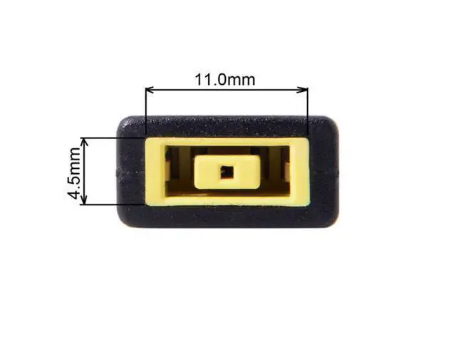 Alt view image 4 of 5 - SM Rectangle Jack Lenovo Input to USB-C Type-C Power Plug Charge Adapter for Laptop Phone