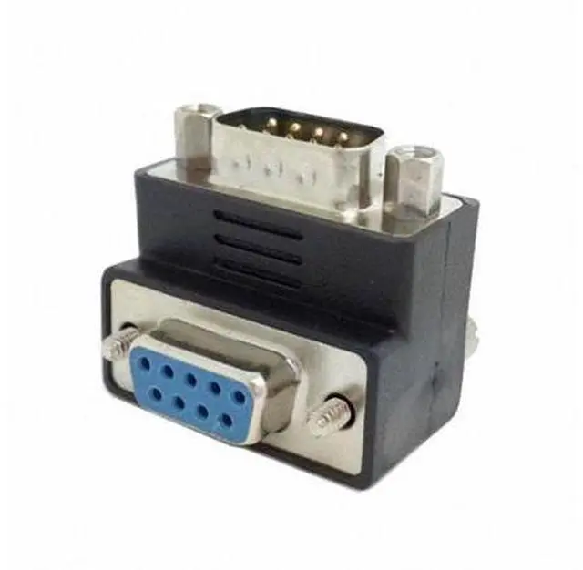 Main image of HKCY DB-016-UP D-Sub RS232 9Pin Male to Female Up Angled 90 Degree Extension Adapter