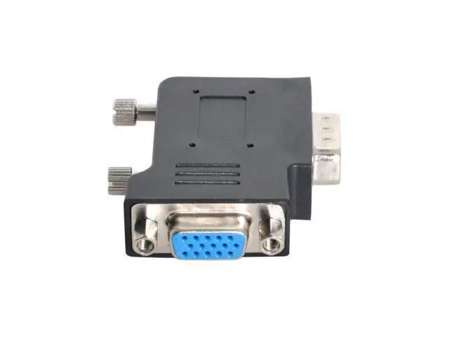 Alt view image 7 of 7 - HKCY DB-002-RI Vertical Flat Right Angled 90 Degree VGA SVGA Male To Female extension Adapter BK