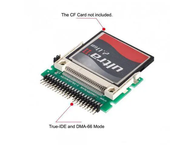 Alt view image 4 of 7 - HKCY EP-030 CF Compact Flash Merory Card to Laptop 2.5" 44 Pins Male IDE Hard Disk Drive HDD SSD Adapter