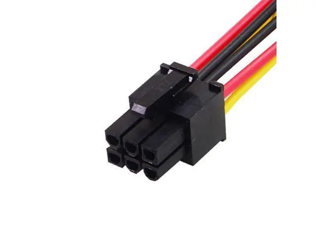 Alt view image 2 of 7 - HKCY SA-027 Dual 4Pin to 6 Pin EPS 12V Graphics Card Power Supply Adapter Converter Cable