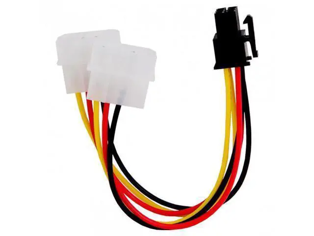 Alt view image 5 of 7 - HKCY SA-027 Dual 4Pin to 6 Pin EPS 12V Graphics Card Power Supply Adapter Converter Cable
