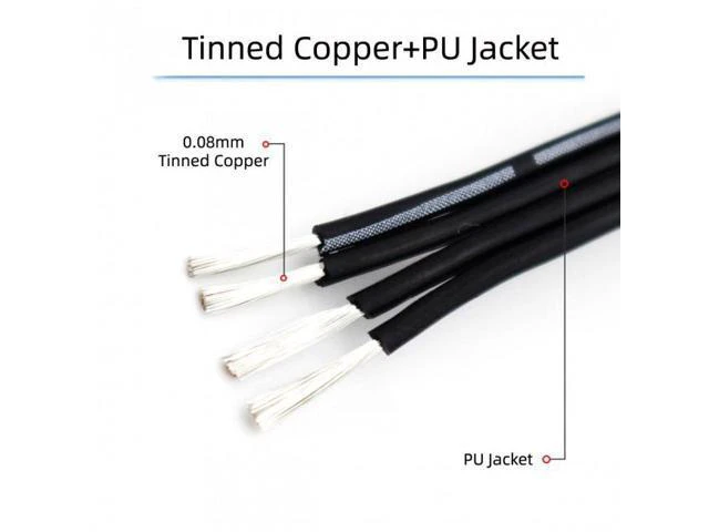 Alt view image 7 of 7 - HKCY U2-047-BK-0.13M 13cm USB 2.0 Type-A Male to Type-A Male Female Data Flat Slim FPC Cable for FPVDiskPhone