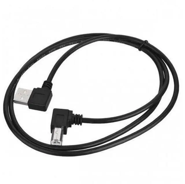 Main image of Left Angled USB 2.0 A Male to B Male Angled 90 Degree Printer Cable 50cm U2-032-LE