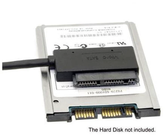 Alt view image 2 of 5 - USB 3.0 to Micro SATA 7+9 16 Pin 1.8" 90 Degree Angled Hard Disk Driver SSD Adapter Cable 10cm U3-382