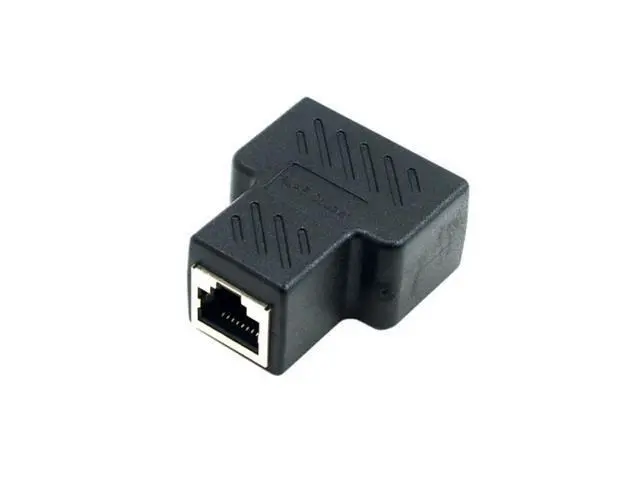 Alt view image 4 of 6 - SM STP UTP Cat6 RJ45 8P8C Plug To Dual RJ45 Splitter Network Ethernet Patch Cord Adapter