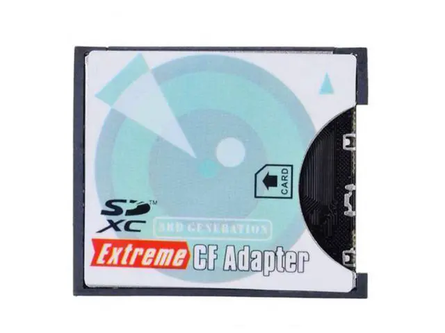 Alt view image 3 of 7 - Camera SD SDHC SDXC to High-Speed Extreme Compact Flash CF Type I Memory Card Adapter EP-025