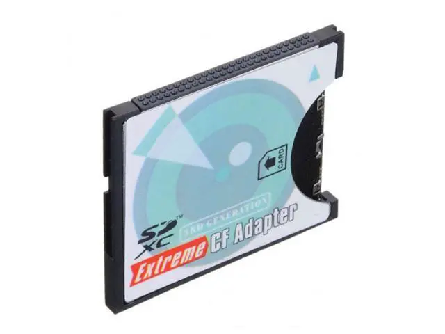 Alt view image 4 of 7 - Camera SD SDHC SDXC to High-Speed Extreme Compact Flash CF Type I Memory Card Adapter EP-025