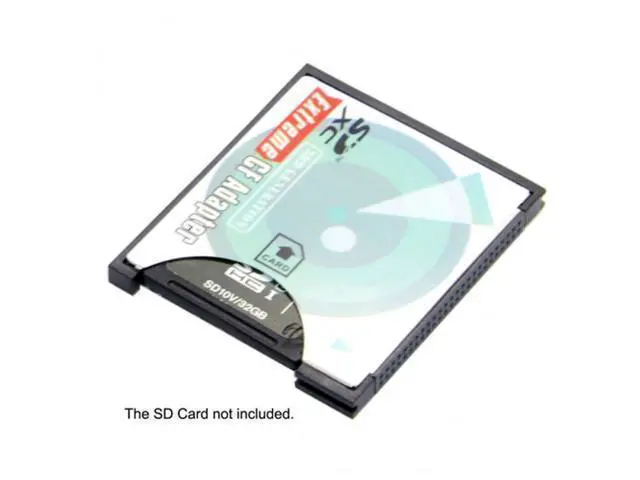 Alt view image 6 of 7 - Camera SD SDHC SDXC to High-Speed Extreme Compact Flash CF Type I Memory Card Adapter EP-025
