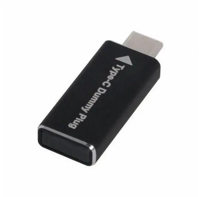Alt view image 2 of 7 - Black Virtual Display Adapter Type-C USB-C DDC EDID Dummy Plug Headless Ghost Display Emulator 4K@60Hz