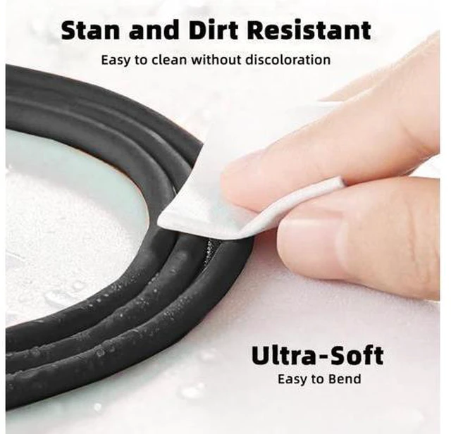 Alt view image 4 of 7 - Left Angled HDMI 8K to HDMI 2.1 Ultra Soft High Flex HDTV Cable Hyper Super Flexible Cord 90 Degree High Speed Type-A Male to Male for Computer HDTV (1.0m)