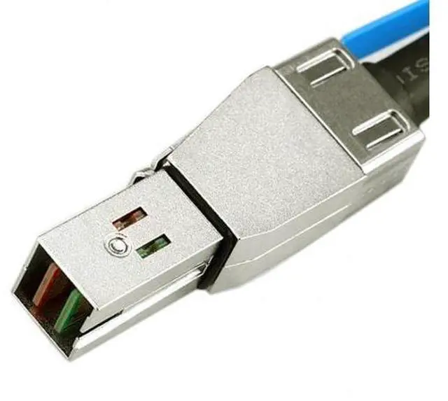 Alt view image 3 of 7 - SM External Mini SAS HD SFF-8644 to Mini SAS High Density HD SFF-8644 Data Server Raid Cable 50cm 12Gbps
