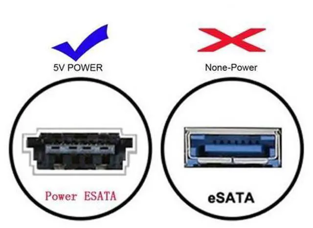 Alt view image 6 of 7 - USB 3.0 to Power Over eSATA DC5V Adapter USB2.0 to HDD/SSD/ODD eSATAp Converter