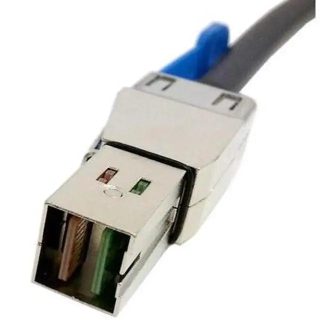 Alt view image 2 of 7 - SM External Mini SAS HD SFF-8644 to Mini SAS High Density HD SFF-8644 Data Server Raid Cable 50cm 12Gbps