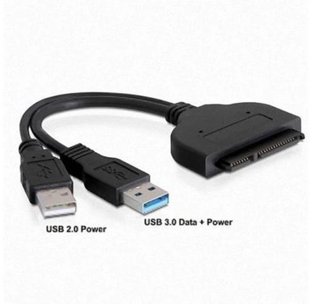 Alt view image 3 of 6 - USB 3.0 to SATA 22 pin & B+M Key Socket 2 M.2 NGFF (SATA) SSD to 2.5 SATA Adapter Card Adapter with white Case U3-067/SA-104