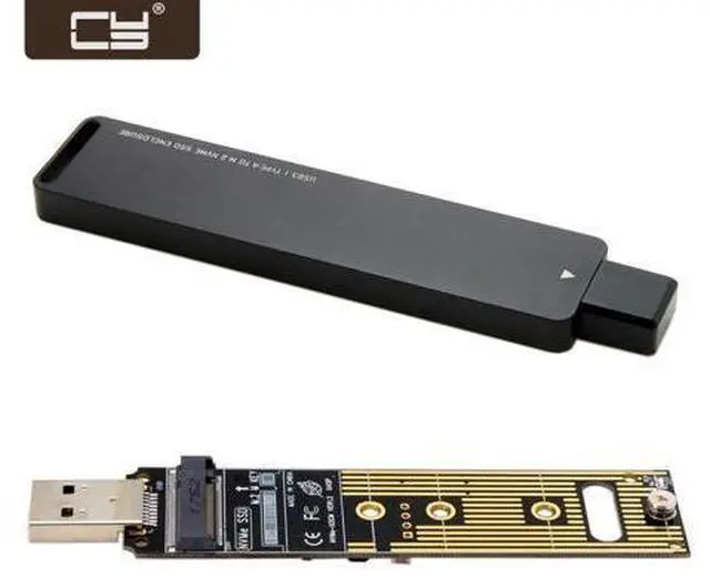 Main image of USB 3.0 to NVME M-key M.2 NGFF SSD External PCBA Conveter Adapter with Flash Disk Case U3-013