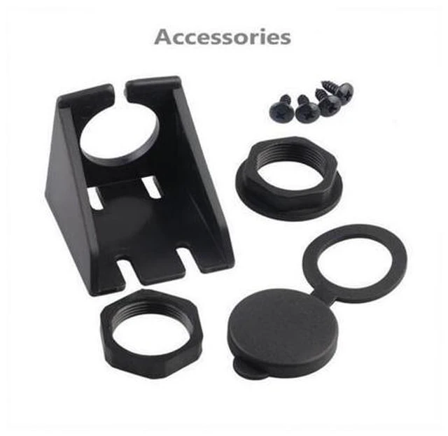 Alt view image 2 of 7 - 1m Waterproof Dual USB 3.0 Extension AUX Flush Mount Car Mount Extension Cable for Dashboard Panel U3-383-2P-1.0M