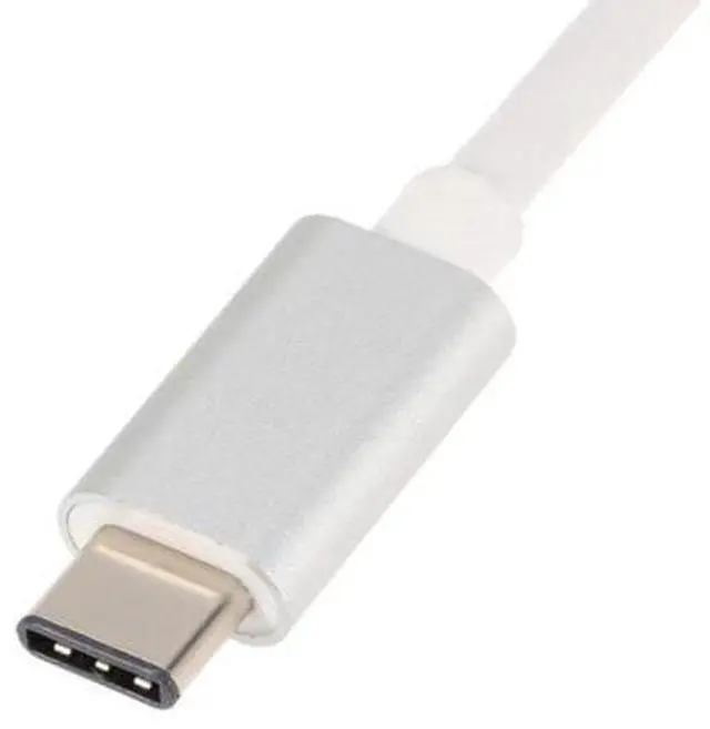 Alt view image 3 of 7 - HKCY UC-083 USB-C USB 3.1 Type C to Mini DisplayPort DP 1080p HDTV Adapter Cable with Silver Case for Laptop Macbook