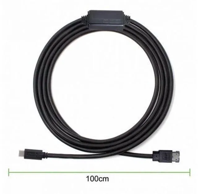 Alt view image 3 of 6 - Type-C USB-C to Power Over eSATA DC5V Adapter USB3.0 to HDD/SSD/ODD eSATAp Converter