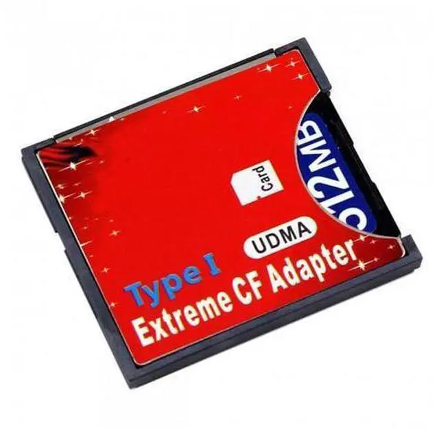 Alt view image 3 of 7 - HKCY EP-078 SD SDHC SDXC to High-Speed Extreme Compact Flash CF Type I Adapter For 16/32/64/128 GB
