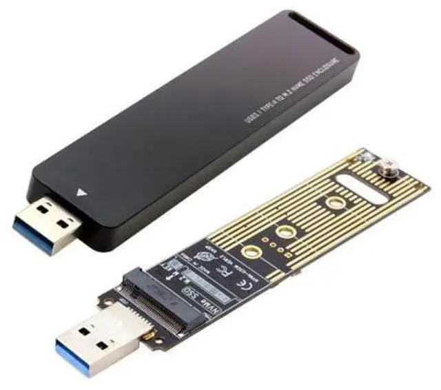 Main image of HKCY U3-013 USB 3.0 to NVME M-key M.2 NGFF SSD External PCBA Conveter Adapter with Flash Disk Case