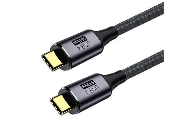 Alt view image 3 of 7 - 0.5M USB4 Cable 40Gbps with 100W Charging and 8K@60Hz 5K@60Hz USB4.0 Compatible with Thunderbolt3/4