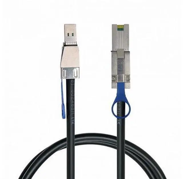 Alt view image 4 of 7 - External Mini SAS 4x SFF-8088 to mini sas High Density HD SFF-8644 data server Raid Cable 50cm