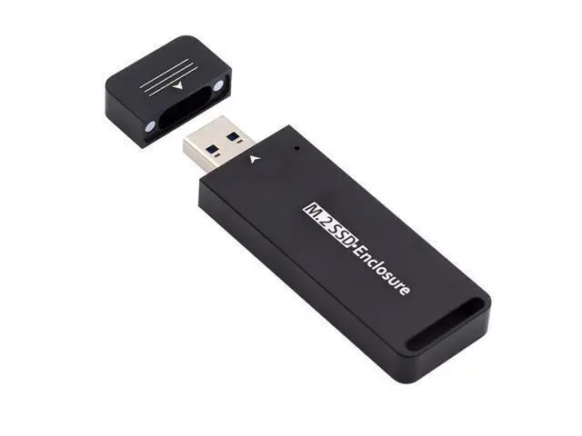 Alt view image 3 of 7 - HKCY USB 3.0 to 2230 2242 NVME M-key M.2 NGFF SATA SSD External PCBA Case Adapter RTL9210B Chipset