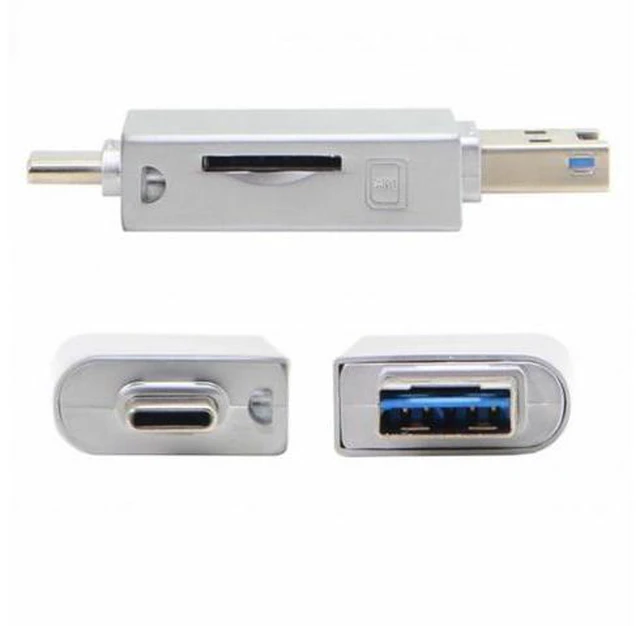 Alt view image 4 of 7 - Type-C USB-C USB 2.0 Version to NM Nano Memory Card TF Micro SD Card Reader for Phone Cell Phone Laptop