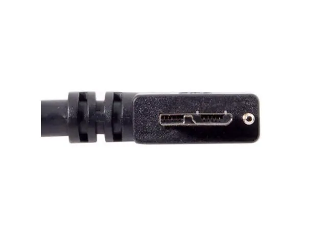 Alt view image 5 of 7 - 3.0M 90 Degree Right Angled Micro USB Screw Mount to 3.0 Data Cable for Industrial Camera