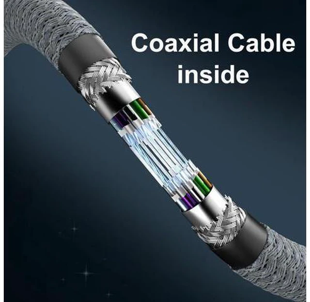 Alt view image 6 of 7 - USB4 Extension Cable Male to Female 40Gbps with 100W Charging and 8K@60Hz Compatible with Thunderbolt3/4