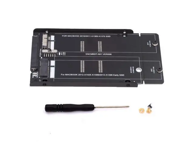 Alt view image 2 of 7 - 2.5inch SATA 22Pin to 2010 2011 2012 Air Pro Retina SSD 12+6Pin 17+7Pin A1425 A1398 MC975 MC976 Case Enclosure