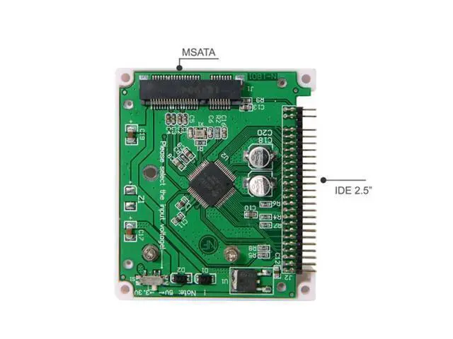 Alt view image 4 of 7 - Low Profile Half-Heigh mSATA SSD to 2.5 inch IDE 44pin Hard Disk Case Enclosure for Notebook Laptop SA-111