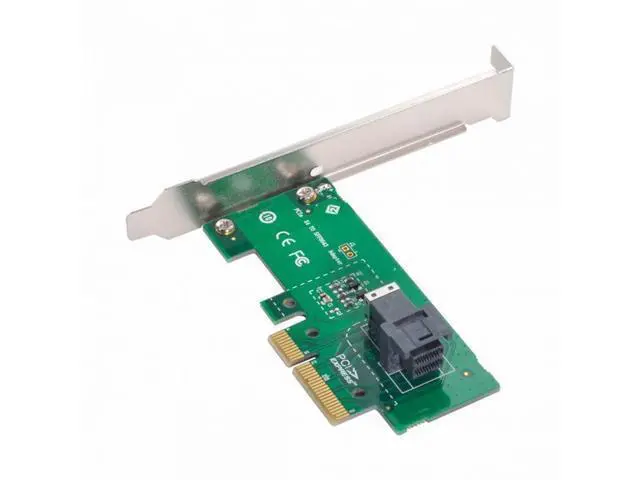 Alt view image 4 of 7 - PCI-E 3.0 4.0 to SFF-8643 Card Adapter and U.2 U2 SFF-8639 NVME PCIe SSD Cable for Mainboard SSD SF-024+093