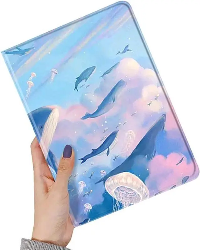Main image of Floral Leather Smart Cover with Pencil Holder Auto Sleep Wake for iPad Mini 4/5 Color T