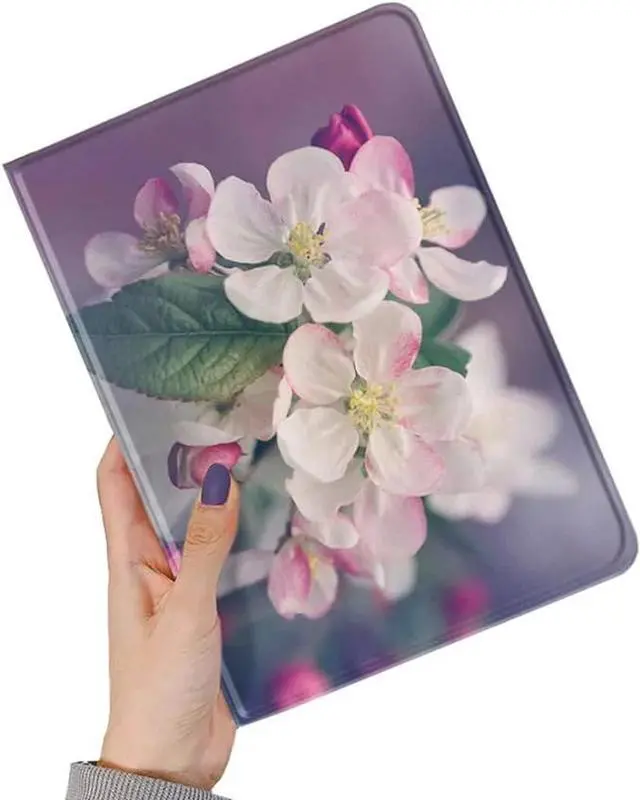 Main image of Floral Leather Smart Cover with Pencil Holder Auto Sleep Wake for iPad Mini 4/5 Color S