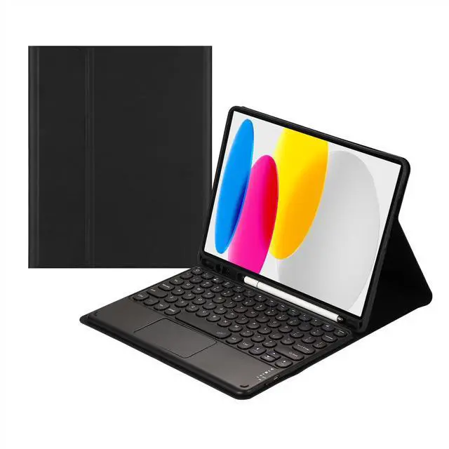 Main image of Magnetic Touch Keyboard Case for iPad 10/11 Gen, Black