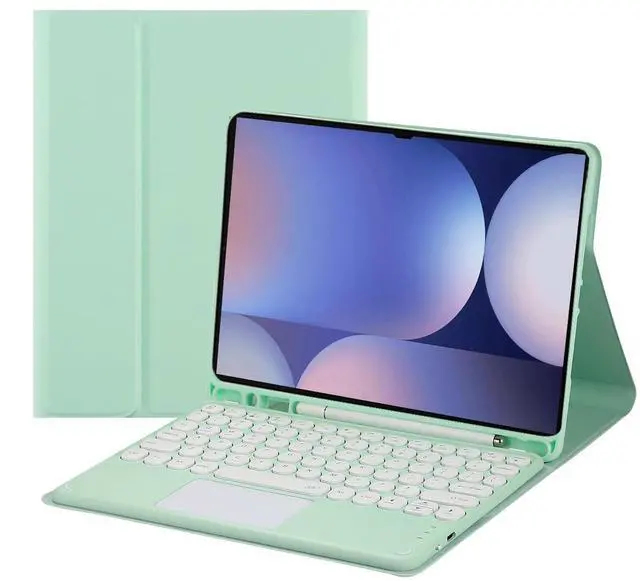 Main image of Magnetic Touch Keyboard Case for Tab S8/S9/S10 Ultra, Green