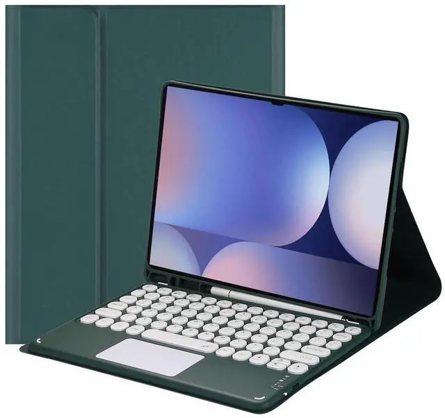 Main image of Magnetic Touch Keyboard Case for Tab S8/S9/S10 Ultra, Dark Green