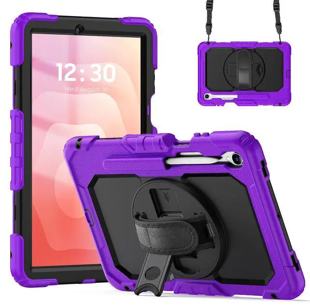 Main image of Shockproof Case with 360° Stand & Straps for Tab S11 11", (SM-X730/SM-X736B)Purple