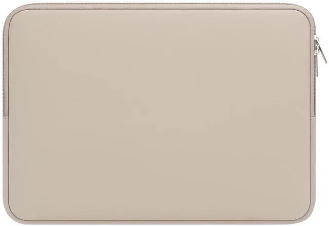Main image of Soft Zipper Protective Laptop Carrying Sleeve for 13.3" Notebooks, Tablets, Chromebooks & 14" MacBook Pro/Max M1 M2 M3 M4 M5, Khaki