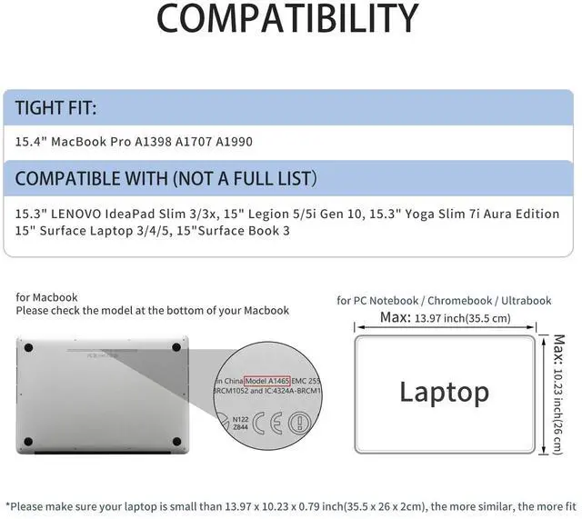 Alt view image 4 of 7 - Soft Padded Zipper Protective Laptop Sleeve for 15" Devices, Fits 15.4" MacBook Pro/Air A3448/A3241/A2941/A3114/A1938/A1707/A1990, Bright Pink