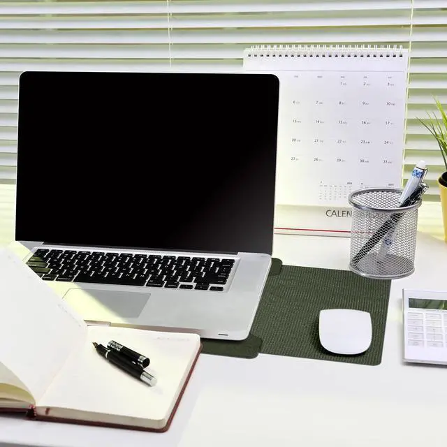 Alt view image 6 of 7 - Padded Thin Portable Laptop Sleeve for 13.314 Inch, Compatible with 2022 MacBook Pro 14", 2015 MacBook Pro/Air 13.3", Dark Green