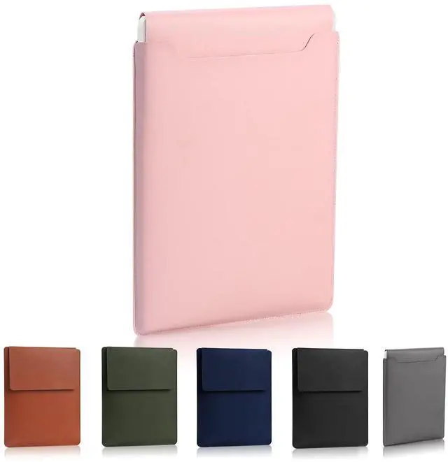 Main image of Padded Thin Portable Laptop Sleeve for 13.3-14 Inch, Compatible with 2022 MacBook Pro 14", 2015 MacBook Pro/Air 13.3", Light Pink