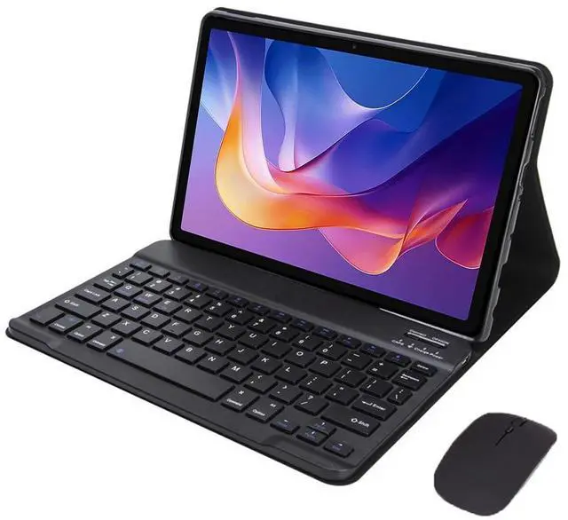 Main image of Detachable Rechargeable Stand Keyboard Case with English Keyboard & Mouse for 11 Inch Xiaomi Redmi Pad 2 2025, Black