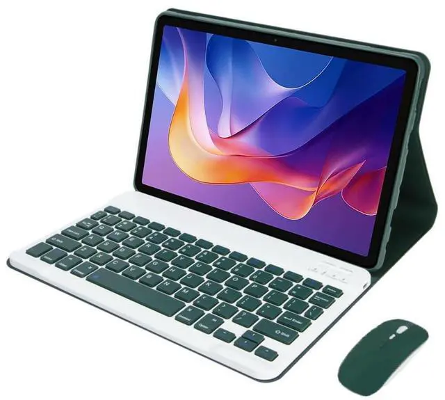 Main image of Detachable Rechargeable Stand Keyboard Case with English Keyboard & Mouse for 11 Inch Xiaomi Redmi Pad 2 2025, Green