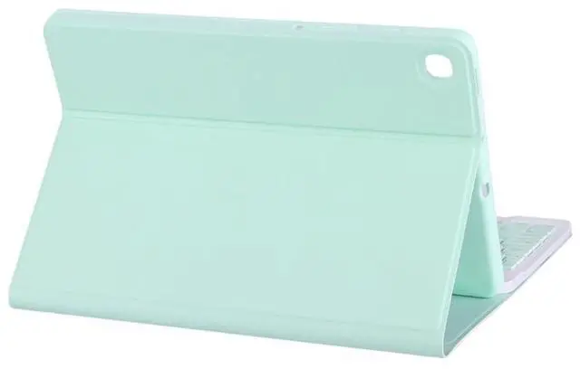 Alt view image 3 of 4 - Detachable Rechargeable Wireless Bluetooth Keyboard & Mouse Stand Case with Pencil Slot for 13.1 inch Samsung Galaxy Tab S10 FE+ / S10 FE Plus (SM-X620/X626B), US English Layout, Green